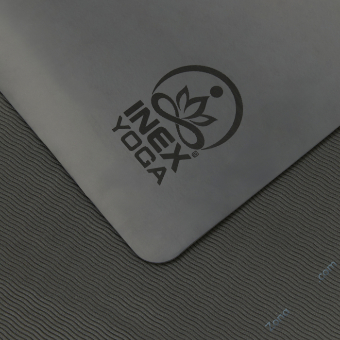 Коврик для йоги INEX Yoga PU Mat TPE полиуретан темно-серый Коврик для йоги INEX Yoga PU Mat TPE полиуретан темно-серый