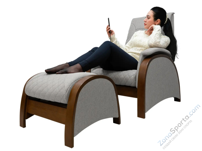 Кресло-качалка (маятник) с массажем Fujimo Balance 2 F2004 TOFP Серый