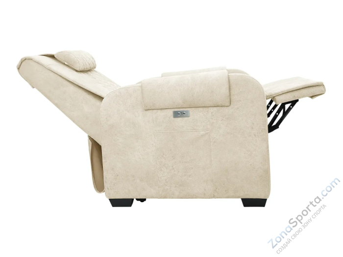 Кресло-реклайнер электрический с подъемом и массажем Fujimo Lounge Up F7003 FLFL Ваниль