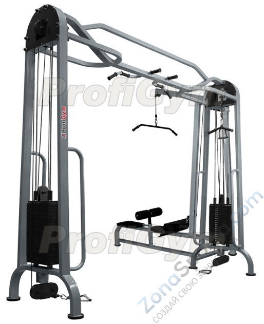 Кроссовер + Вертикальная / Горизонтальная тяга ProfiGym МС-0240-С Кроссовер + Вертикальная / Горизонтальная тяга ProfiGym МС-0240-С