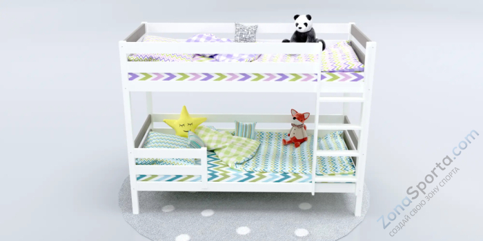 Кровать детская двухъярусная Савушка-01 80х160 Cappuccino (капучино) Кровать детская двухъярусная Савушка-01 80х160 Cappuccino (капучино)