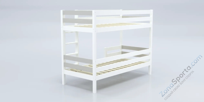 Кровать детская двухъярусная Савушка-01 80х160 серая Кровать детская двухъярусная Савушка-01 80х160 серая