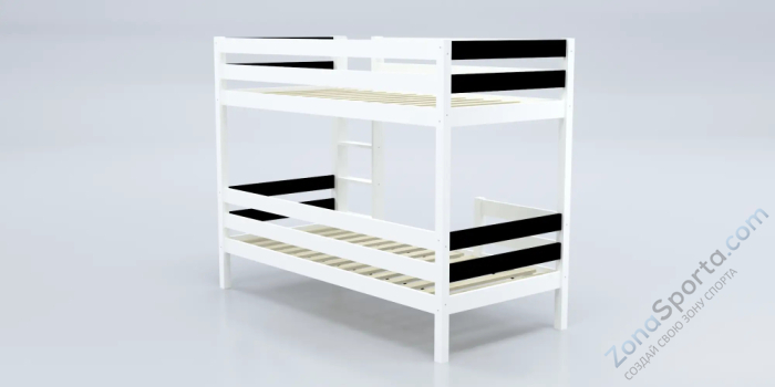 Кровать детская двухъярусная Савушка-01 90х180 Nero (черный) Кровать детская двухъярусная Савушка-01 90х180 Nero (черный)