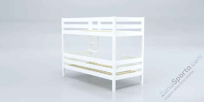 Кровать детская двухъярусная Савушка-01 90х200 белая Кровать детская двухъярусная Савушка-01 90х200 белая