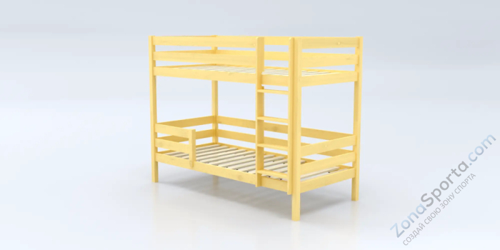 Кровать детская двухъярусная Савушка-01 90х200 (без окрашивания) Кровать детская двухъярусная Савушка-01 90х200 (без окрашивания)