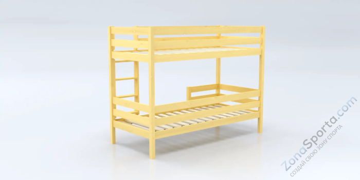 Кровать детская двухъярусная Савушка-01 90х200 (без окрашивания) Кровать детская двухъярусная Савушка-01 90х200 (без окрашивания)