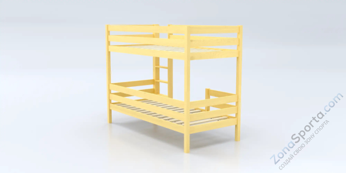 Кровать детская двухъярусная Савушка-01 90х200 (без окрашивания) Кровать детская двухъярусная Савушка-01 90х200 (без окрашивания)