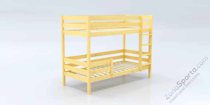 Кровать детская двухъярусная Савушка-01 90х200 (без окрашивания) Кровать детская двухъярусная Савушка-01 90х200 (без окрашивания)