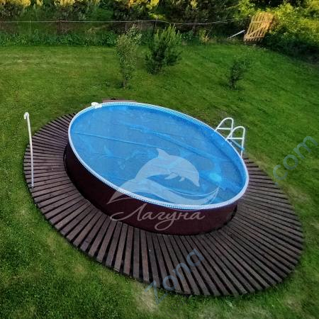 Круглый бассейн Лагуна ТМ240 5,49 х 1,25 м