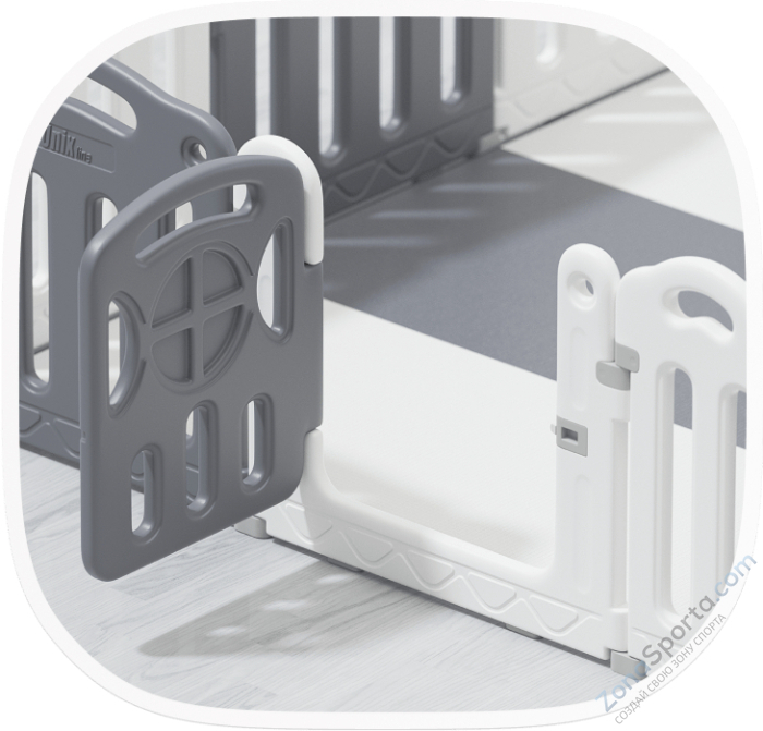 Манеж Unix Kids Classic 200x240 Grey Манеж Unix Kids Classic 200x240 Grey