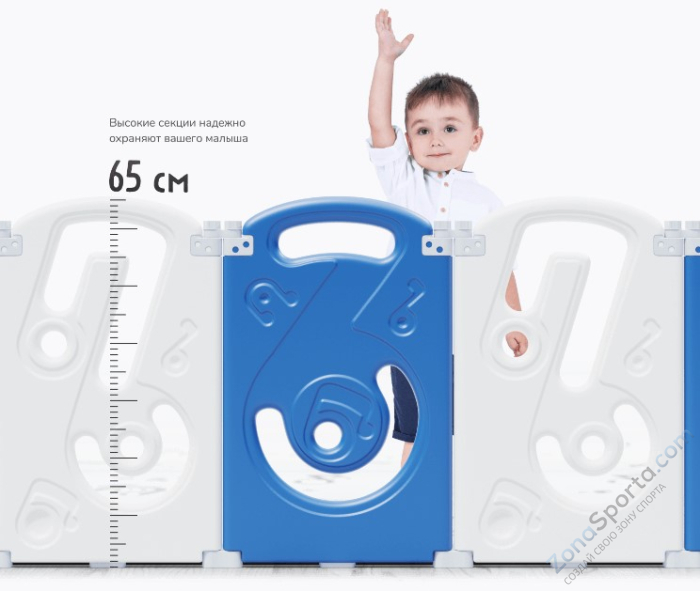 Манеж Unix Kids Supreme Music 200x240 Blue Манеж Unix Kids Supreme Music 200x240 Blue