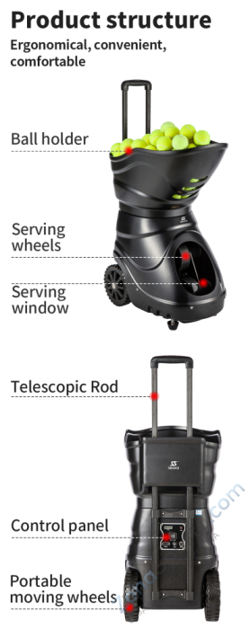 Машина для запуска теннисных мячей Siboasi T2300A