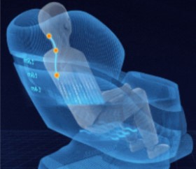 Массажное кресло Bodo Norton White-Beige Массажное кресло Bodo Norton White-Beige