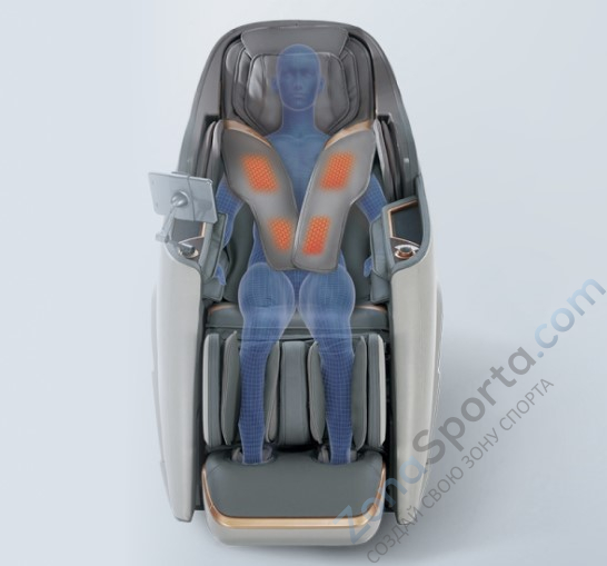 Массажное кресло Ergonova Chronos Gray Массажное кресло Ergonova Chronos Gray