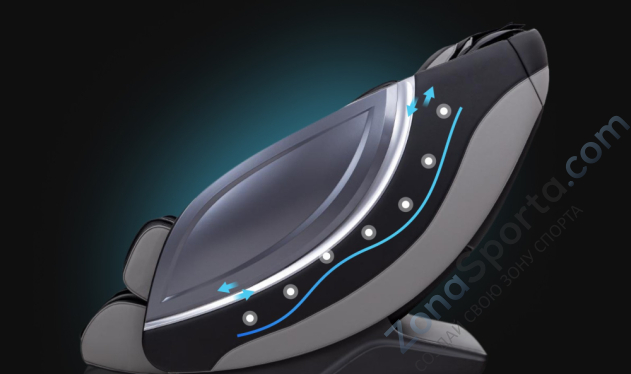 Массажное кресло Ergonova ErgoLine 4 Black Grey Массажное кресло Ergonova ErgoLine 4 Black Grey