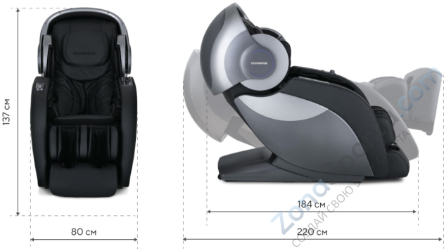 Массажное кресло Ergonova Robotouch 3 Universe Beige Массажное кресло Ergonova Robotouch 3 Universe Beige