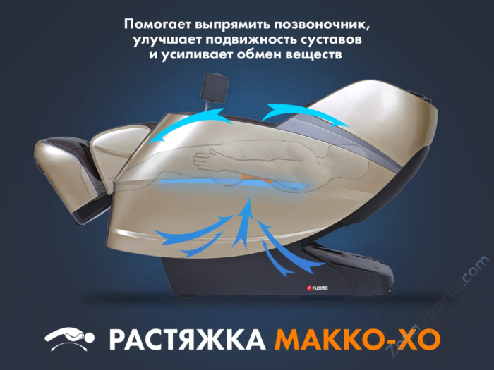 Массажное кресло Fujimo Combat 4D Коричневый Массажное кресло Fujimo Combat 4D Коричневый