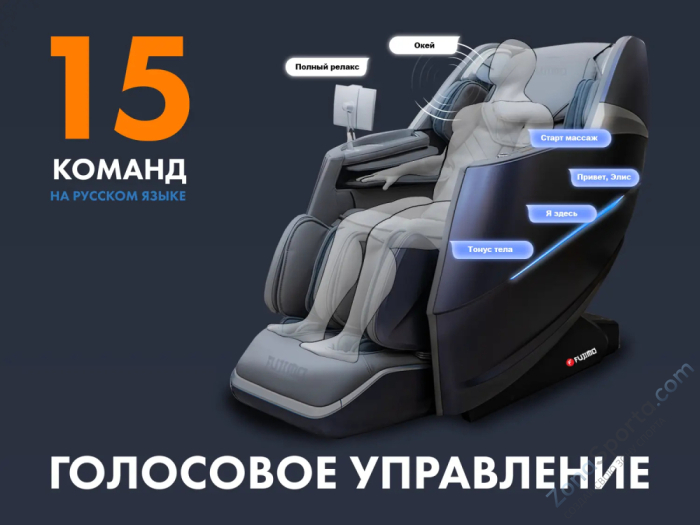 Массажное кресло Fujimo Combat 4D Коричневый Массажное кресло Fujimo Combat 4D Коричневый