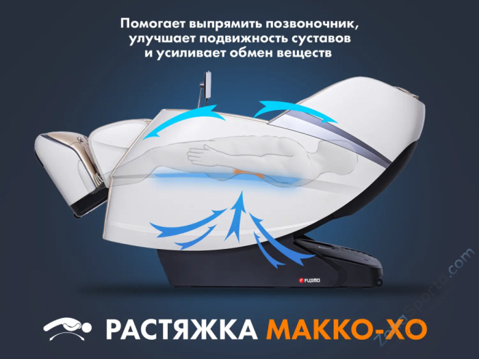 Массажное кресло Fujimo Combat 4D Шампань Массажное кресло Fujimo Combat 4D Шампань