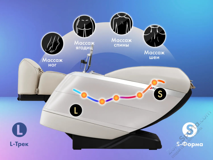 Массажное кресло Fujimo Flexor F500 Beige