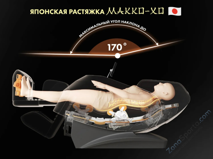 Массажное кресло Fujimo Flexor F500 Brown Массажное кресло Fujimo Flexor F500 Brown