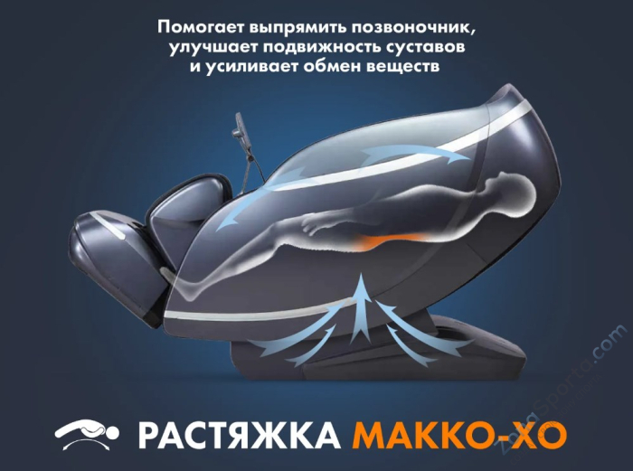 Массажное кресло Fujimo Guru F700 Серый Массажное кресло Fujimo Guru F700 Серый