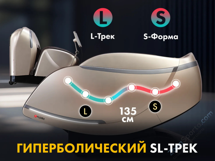 Массажное кресло Fujimo Guru2 F800 Коричневый Массажное кресло Fujimo Guru2 F800 Коричневый