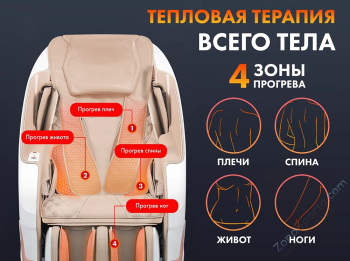 Массажное кресло Fujimo Pegasus Pro F777 Коричневый Массажное кресло Fujimo Pegasus Pro F777 Коричневый