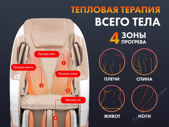 Массажное кресло Fujimo Pegasus Pro F777 Шампань Массажное кресло Fujimo Pegasus Pro F777 Шампань