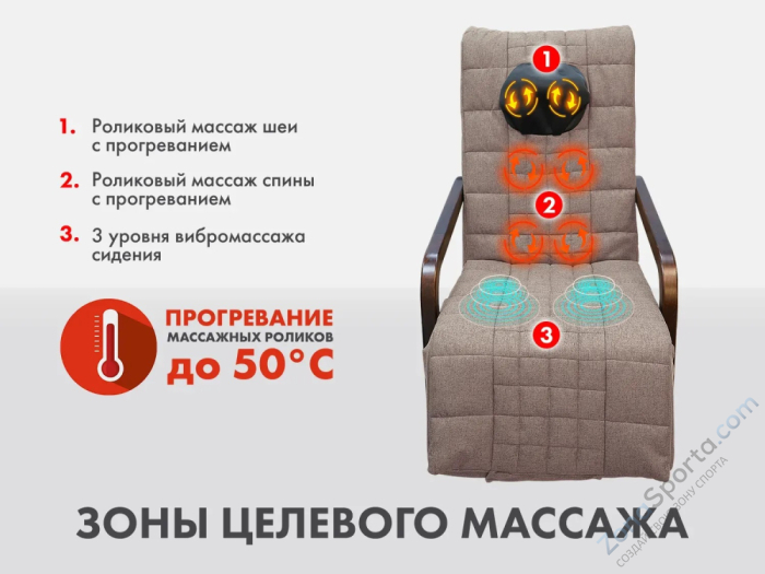 Массажное кресло Fujimo Soho Plus F2009 Капучино (Tony3) Массажное кресло Fujimo Soho Plus F2009 Капучино (Tony3)