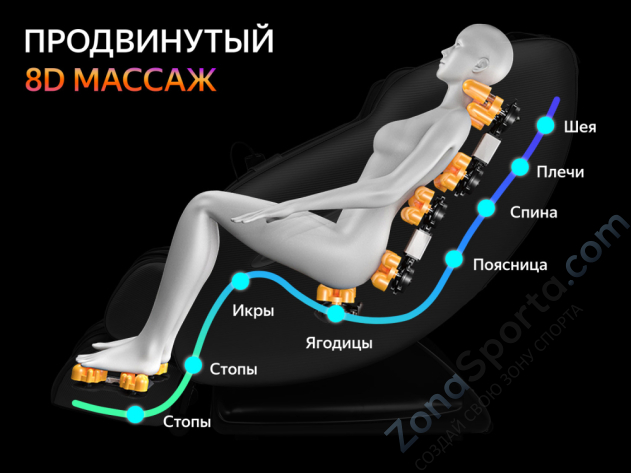 Массажное кресло Fujimo Supreme F355 Шампань Массажное кресло Fujimo Supreme F355 Шампань