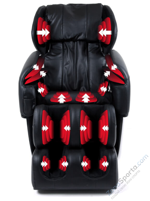 Массажное кресло Gess-820 Optimus Черный