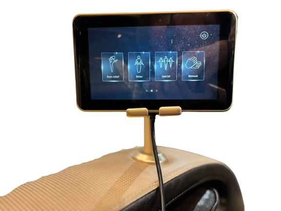 Массажное кресло iMassage Inspiration 2 Gold/Brown Массажное кресло iMassage Inspiration 2 Gold/Brown