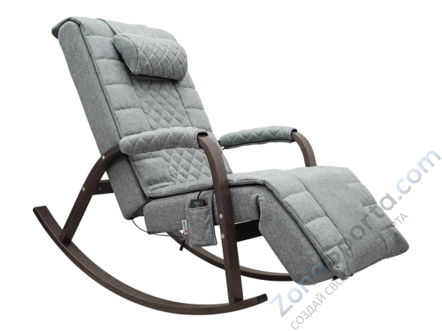 Массажное кресло качалка Fujimo Soho Deluxe F2000 TCFA Серый (Tony13) Массажное кресло качалка Fujimo Soho Deluxe F2000 TCFA Серый (Tony13)