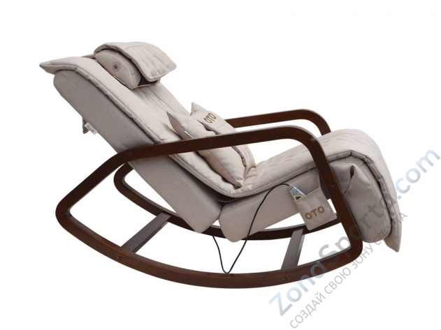 Массажное кресло-качалка Oto Grand Life OT2007 латте (Рогожка) Массажное кресло-качалка Oto Grand Life OT2007 латте (Рогожка)