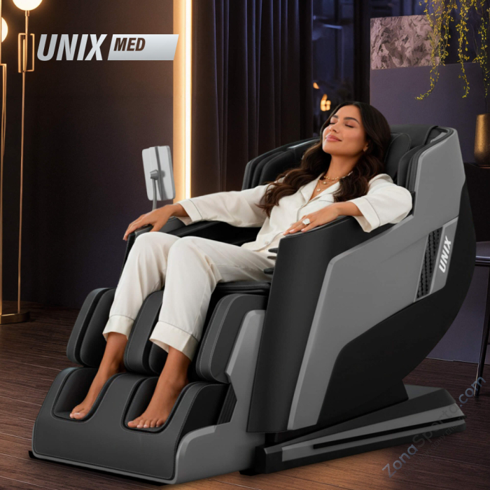 Массажное кресло Unix Med Afelia Black