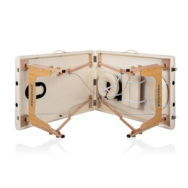 Массажный складной стол Mizomed Standart 2 крем Массажный складной стол Mizomed Standart 2 крем