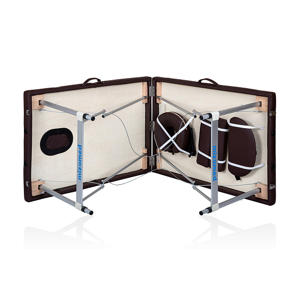 Массажный складной стол Mizomed Standart AL 2 кофе Массажный складной стол Mizomed Standart AL 2 кофе