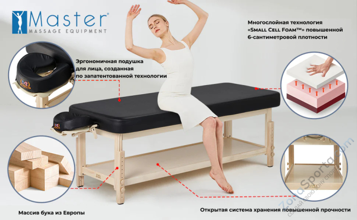 Массажный стол стационарный Master Harvey Comfort