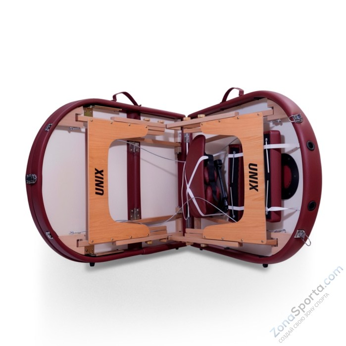 Массажный стол Unix Comfort 3 Section Burgundy