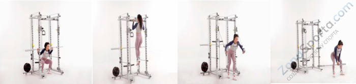 Многофункциональная силовая рама Iron Bull IR-9004 Многофункциональная силовая рама Iron Bull IR-9004