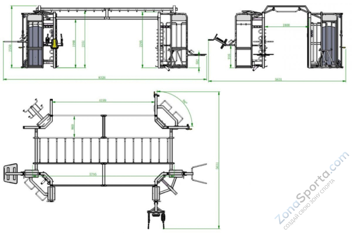 Многофункциональная станция Fitex Pro FTX-CF360-A