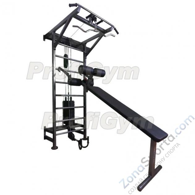 Многофункциональный тренажёрный комплекс ProfiGym на базе шведской стенки Многофункциональный тренажёрный комплекс ProfiGym на базе шведской стенки