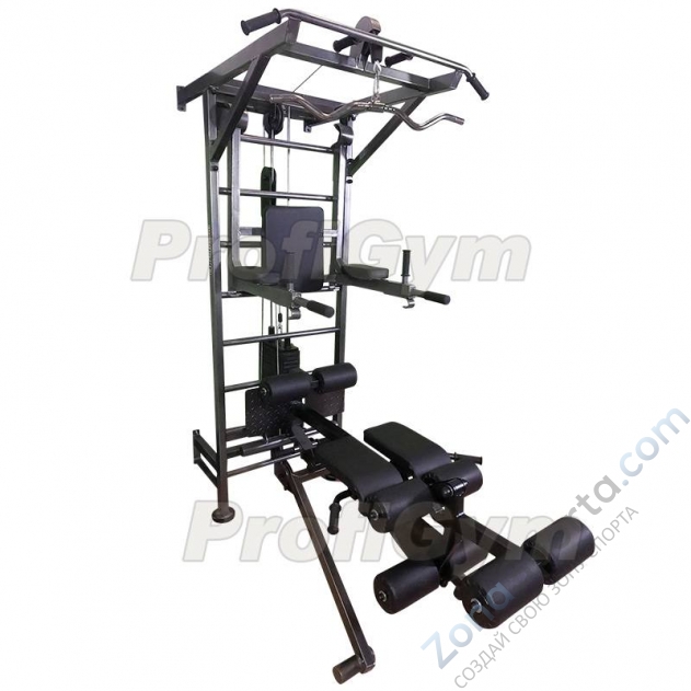 Многофункциональный тренажёрный комплекс ProfiGym на базе шведской стенки Многофункциональный тренажёрный комплекс ProfiGym на базе шведской стенки