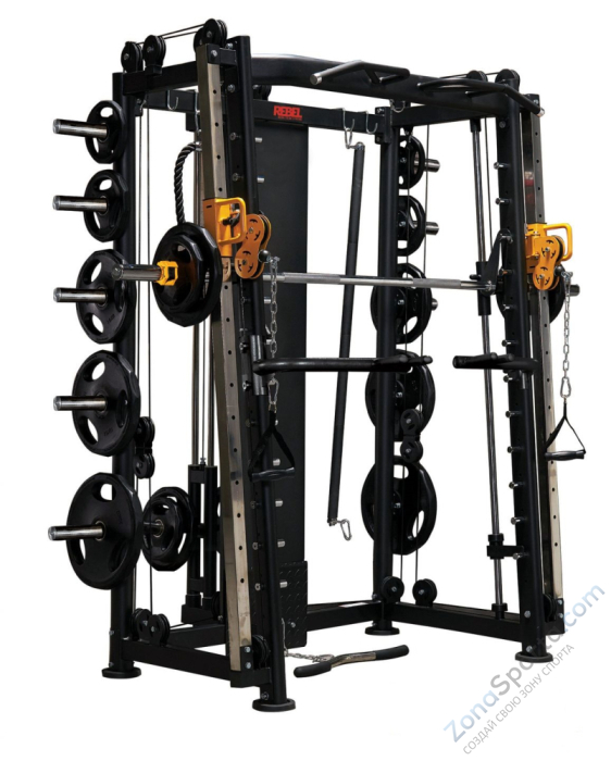 Мультикомплекс на базе Машины Смита с кроссовером REBEL F3  Мультикомплекс на базе Машины Смита с кроссовером REBEL F3