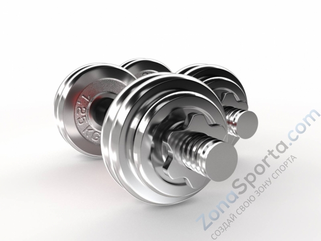 Набор гантелей Unixfit в кейсе 15kg Набор гантелей Unixfit в кейсе 15kg