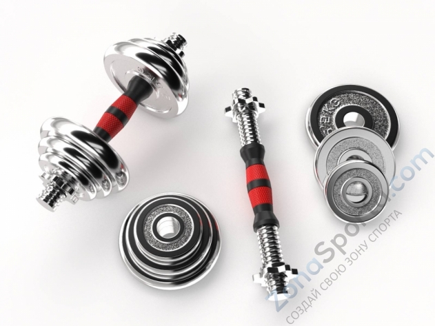 Набор гантелей Unixfit в кейсе 20kg Набор гантелей Unixfit в кейсе 20kg