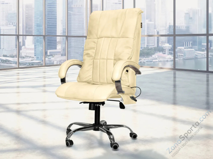 Офисное массажное кресло Ego Boss EG1001 LKFV Крем (Арпатек)