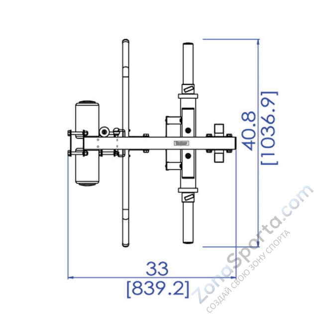 Опция Powertec - тяга сверху/снизу WB-LTO14/WB-LTO15