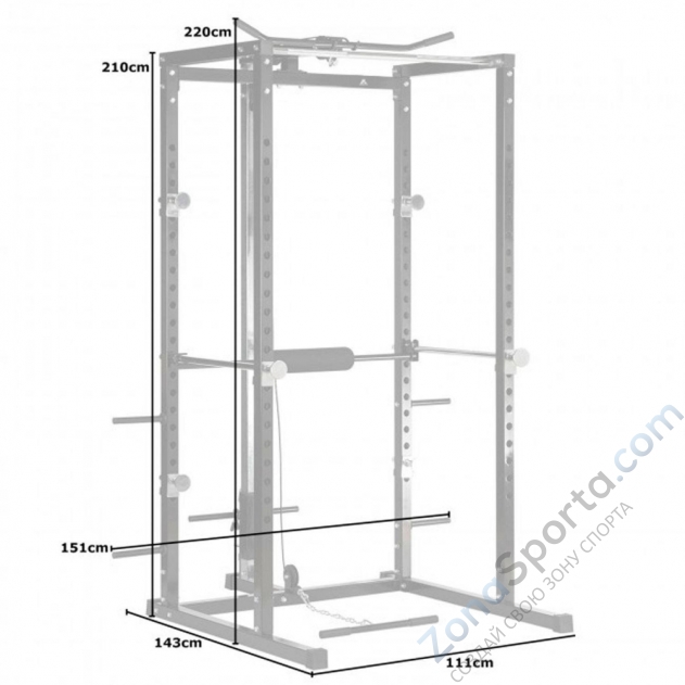 Рама силовая и тяга сверху / снизу DFC F1CGE07 Рама силовая и тяга сверху / снизу DFC F1CGE07
